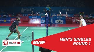 【動画】桃田賢斗 VS スリカンス・Ｋ インドネシアオープン2018 ベスト32