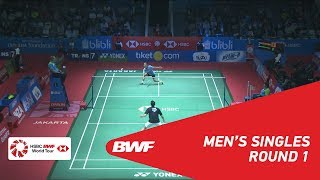 【動画】マーク・カルジュー VS アンソニー・シニスカ・ギンティング インドネシアオープン2018 ベスト32