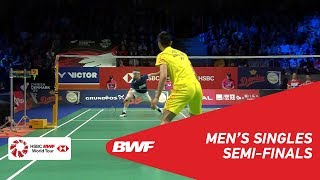 【動画】アンダース・アントンセン VS 周天成 デンマークオープン2018 準決勝