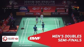 【動画】マルクス・フェルナルディ・ギデオン・ケビン・サンジャヤ・スカムルジョ VS 刘成 福州中国オープン2018 準決勝