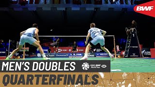 【動画】キム・アストルプ／アンダース・スカールプ・ラスムセン VS ムハンマド・ショヒブル・フィクリ／バガス・マウラナ デンマークオープン2021 準々決勝