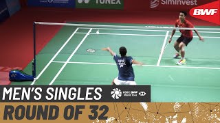 【動画】クリスト・ポポフ VS アンソニー・シニスカ・ギンティン インドネシアオープン2021 ベスト32
