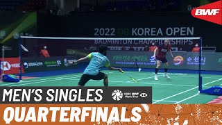 【動画】スリカンス・Ｋ VS ソン・ワンホ 韓国オープン2022 準々決勝