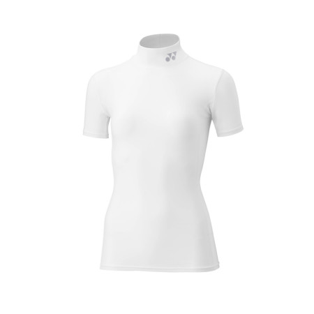 ウィメンズハイネック半袖シャツ